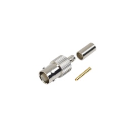 RF INDUSTRIES LTD RFB-1123-1 Conector BNC Hembra de anillo plegable para cable LP-195 LP-142 RG-58/U RG-142/U.
