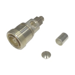 RF INDUSTRIES LTD RFD-1630-2-E Conector DIN 7-16 Hembra de Anillo Plegable COMBO (En Linea o en A/R) para cables LMR-400 9913 CNT-400 RG-8/U.