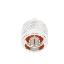 RF INDUSTRIES LTD RFN-1005-3C1 Conector Coaxial N Macho de Anillo Plegable para Cable RG-142/U Plata/ Oro/ Teflon.