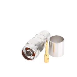 RF INDUSTRIES LTD RFN-1006-9L2 Conector N Macho Hex de Anillo Plegable para LP600 LMR-600 CNT-600.