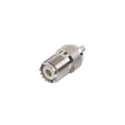 RF INDUSTRIES LTD RFU-527-T Conector UHF hembra (SO-239) de anillo plegable para cable RG-58/U RG-142/U.