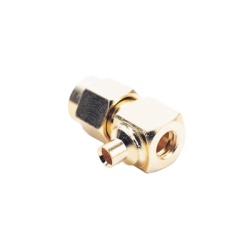 RF INDUSTRIES LTD RSA-3510-1--085 Conector SMA Macho en A/R para cable Semi-Rigido de 0.085" de Diametro Oro/ Oro/ Teflon..
