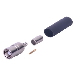 RF INDUSTRIES LTD RSB-4000-B-03 Conector SMB Macho de Anillo Plegable (PIN Hembra) para Cables RG-174/U 8216 Niquel/Oro/Teflon.