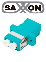 SAXXON TCE337014 SAXXON JALC3CD - Adaptador unitario de fibra / Para LC / OM3 / AQUA / Duplex