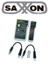 SAXXON TCE338007 SAXXON G288 - Probador de cables / Conectores RJ45 / BNC / RJ11