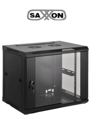 SAXXON TCE439049 SAXXON SA640601 - Gabinete de pared de 6 UR fijo con capacidad de carga de 60 Kg. Dimensiones 60x45x37cm de acero.