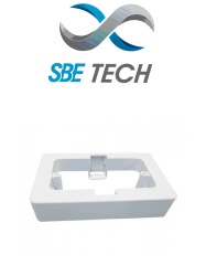 SBE TECH SBT1910005 SBE TECH CUNIV - Caja universal de PVC / 2X4 / Gama economica / Facil instalacion/ Facil limpieza