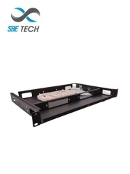 SBE TECH SBT1940001 SBE TECH SBE-DFO12 - Distribuidor de Fibra Optica recibe hasta 2 placas con 6 acopladores 1UR.