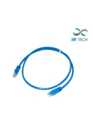SBE TECH SBT6470001 SBE TECH SBE-PCC61.0M-BL28 - Patch cord cat. 6 / DIAMETRO REDUCIDO 28 AWG / con bota inyectada color azul 1 metro