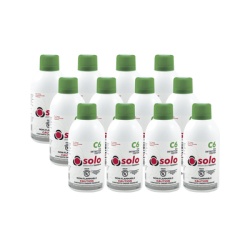 SDI SOLOC6-BP Paquete De 12 Latas De Gas Genuino De Monoxido De Carbono CO De Uso Manual o Dispensadores SOLO-330/SOLO-332