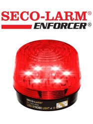 SECO-LARM SEC1190006 Seco-Larm SL1301EAQR - Luz Estroboscopica LED Alambrica de 9 a 15 VDC Roja Compatible IHORN / RISCO / DSC / BOSCH