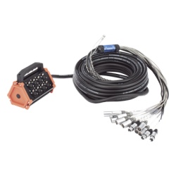 SEETRONIC CSBT1204L20M Stagebox 12+4 canales 4 extremos son SCMM3 los otros 12 extremos son SCMF3.