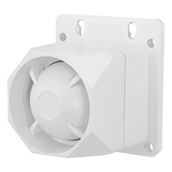 SFIRE SF-748A Sirena Exterior / 112 dB a 100 cm / 25W / Rango 1.5 a 3.5 kHz / Dos Tonos / ABS con Protección UV