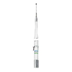 SHAKESPEARE 390 Antena Marina Base HF / 2-30 MHz / Armado en 2 Secciones / Para Facilidad de Embarque / Potencia de Entrada de 1 kW / Rosca de 1-1/4