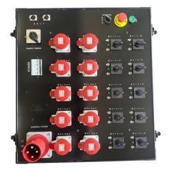 SHINESTAGE YS-CM-10 Controlador de Polipastos 10 Vias | Control Directo Trifasico 110V | Rack Touring Grade