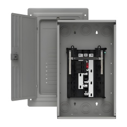 SIEMENS S1224B3100 Centro de carga trifasico 3 Fases 4 Hilos para interruptores QP de 12 polos - 24 circuitos 120/240vca Barras de aluminio 100 Amp Nema 1 uso interior. Incluye tapa.