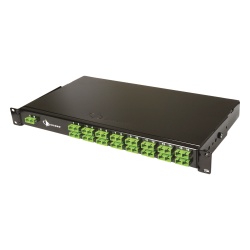 SIEMON FSR-132LCALCA01 Splitter PON Tipo Panel de 1X32 con Conectores LCA de Entrada y LCA de Salida 1UR Color Negro