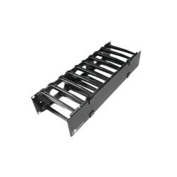 SIEMON HCM-6-1U Organizador de Cable Horizontal RouteIT Sencillo Para Rack de 19in 6in de profundidad 1UR
