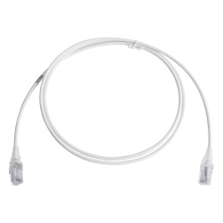 SIEMON MC6-05-0228 Patch Cord MC6 Modular Cat6 UTP CM/LS0H 1.52 Metros (5 Pies) Color Blanco Diametro Reducido (28AWG)