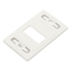 SIEMON MX-FP-S-03-02B Placa de Pared Modular MAX de 3 Salidas Color Blanco Version Bulk (Sin Empaque Individual) - Img 4