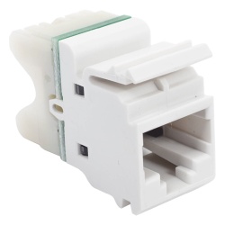 SIEMON MX5-F02 JACK MAX UTP CAT5E RJ45 PLANO BLANCO D/IMPACTO T568A/B