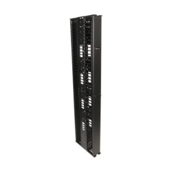 SIEMON VCM-6D Organizador RouteIT Vertical Doble de 45UR Fabricado en Acero Laminado en Frio 16AWG 6in (152mm) de Ancho