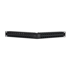 SIEMON Z-PNLA-U48E Patch Panel Z-MAX de 48 puertos Modular (vacio) Angulado 1UR