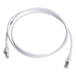 SIEMON ZM6A-S05-02B Patch Cord Z-MAX Cat6A S/FTP CM/LS0H 1.52 Metros (5 Pies) Color Blanco Version Bulk (Sin Empaque Individual)