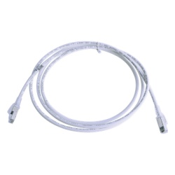 SIEMON ZM6A-S07-02B Patch Cord Z-MAX Cat6A S/FTP CM/LS0H 2.13 Metros (7 Pies) Color Blanco Version Bulk (Sin Empaque Individual)