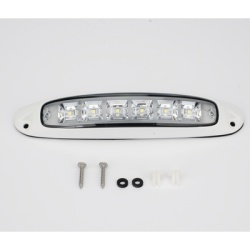 SIGNALPRO SPW13-W Luz Auxiliar de Escena de 6 LED Blanco Lente Transparente Bisel Blanco - Img 3