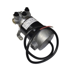 SIMRAD 000-15444-002 Bomba Hidraulica Reversible PUMP-2 / 12V DC / Flujo 0.8L (49 cu.in) por Minuto / Para Cilindros de 80 cc - 250 cc (4.9 - 15.2 cu.in) / Conexiones O-Ring Boss (ORB) / Incluye 3 Acc