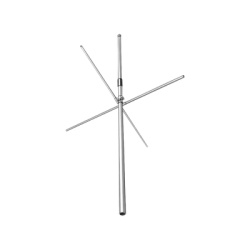 SINCLAIR SG217-SF1SNM Antena Omni en Banda Aerea con Plano de Tierra 118-138 MHz 2.5 dBd Ajustable el Ancho de Banda desde 1.6-2.1 % 250 Watt N Macho.