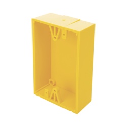 STI KIT-71100A-Y Caja trasera de montaje color amarillo para estaciones de parada STOPPER