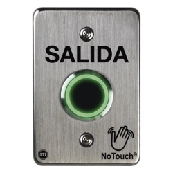STI NT-SS101-ES Interruptor IR NoTouchÂ® de Acero Inoxidable Salida Unica SALIDA