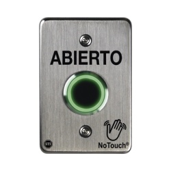 STI NT-SS102-ES Interruptor IR NoTouchÂ® de Acero Inoxidable De un solo grupo ABIERTO