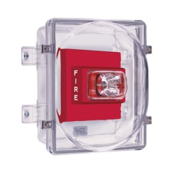 STI STI-1221A4X Cubierta Protectora Serie STOPPER De Policarbonato para Estrobos Listado UL/CUL MEA 49-00-E ADA
