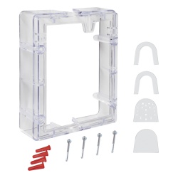 STI STI-3100 Espaciador de conducto con marco - Transparente para la serie Stopper