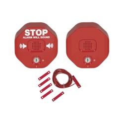 STI STI-6404 Alarma Multifuncion Exit StopperÂ® Con Bocina Remota Para Puertas Dobles Solo Interiores