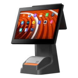 SUNMI D2SPLUS Terminal POS de Escritorio / Pantalla 15.6" Full HD (1920x1080) / Impresora Termica 80mm 250mm/s / Android OS / 4GB RAM + 64GB / WiFi Dual Band