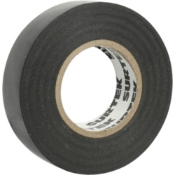 SURTEK SYS-138001 Cinta para aislar negra de 19 mm x 18 metros / Fabricada en PVC / Adhesivo acrílico.