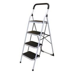 SURTEK SYS-ETT-4 Escalera Plegable Tipo Taburete de Acero de 1.37 m.