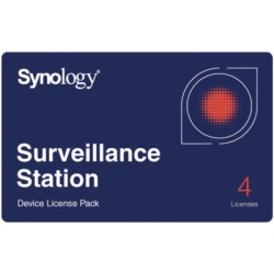 SYNOLOGY CLP4-E Licencias de Dispositivos de Vigilancia Synology | Paquete de 4 Licencias | Compatibilidad con Camaras IP Modulos de E/S Altavoces IP | Gestion Centralizada CMS | Licencias Predetermin