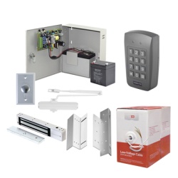 Syscom ACCESSKIT3P Sistema Completo de Control de Acceso con Teclado. <b>Incluye bobina de cable Gratis</b>