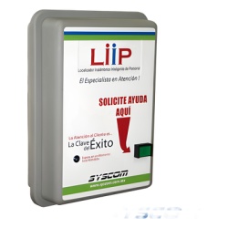 Syscom LIIPU Localizador Inalambrico Inteligente de Personal Incluye Transmisor de Radio en UHF.