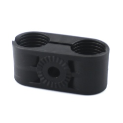 SYSCOM TOWERS CB-58 Paquete de 10 Sujetadores Plasticos Para Cable Coaxial de 5/8"