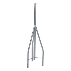 SYSCOM TOWERS SCZ-35 Tramo de remate / copete tubo industrial 1 1/4" con tubo central 1 7/8" galvanizado por electrolisis