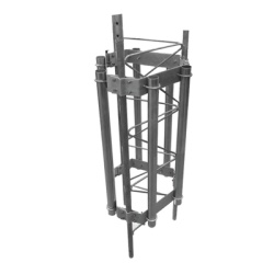 SYSCOM TOWERS SM-HEX-35G Herraje para 6 antenas sectoriales compatible con tramo STZ35G.