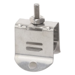 SYSCOM TOWERS STBH12 Sujetador de Doble Click para Cable Coaxial de 1/2 Pulgada Paquete de 10 Piezas