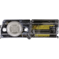 SYSTEM SENSOR D4120 Kit Puerta de Garage 18x7 Pies (5.49 x 2.13 m) / Imitacion madera / Motor DC 1/2 HP / Insulada / Activación WiFi / Hasta 50 Controles / Lámina Calibre 26