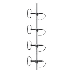 TELEWAVE INC ANT-400D6-9 Antena para Estacion Base UHF 4 Dipolos 360-450 MHz N Macho.